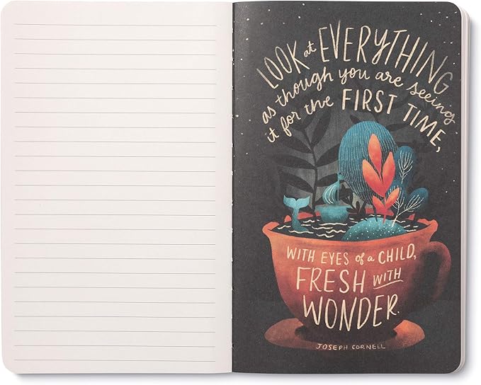 Compendium Softcover Journal - The universe is full of magical things. – A Write Now Journal with 128 Lined Pages, 5″W x 8″H