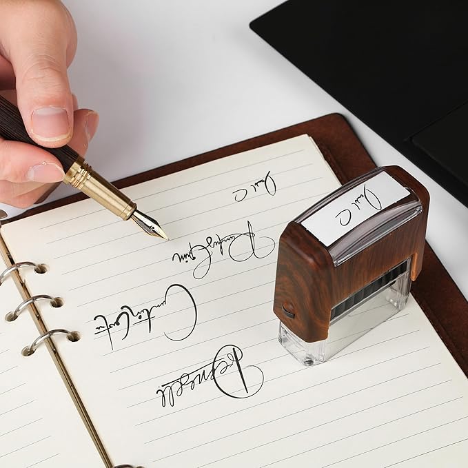 Custom Stamp-Rubber Stamps Custom,self Inking Stamps Personalized-Address Stamps Self Inking Personalized, Signature Stamp for Business, Office, Personal Use (0.78inch x0.78inch)