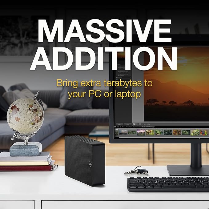 Seagate Expansion Desktop 20TB, Externe Harde Schijf, 3.5", PC & Laptop, USB 3.0, Data Rescue Service (STKP20000400)