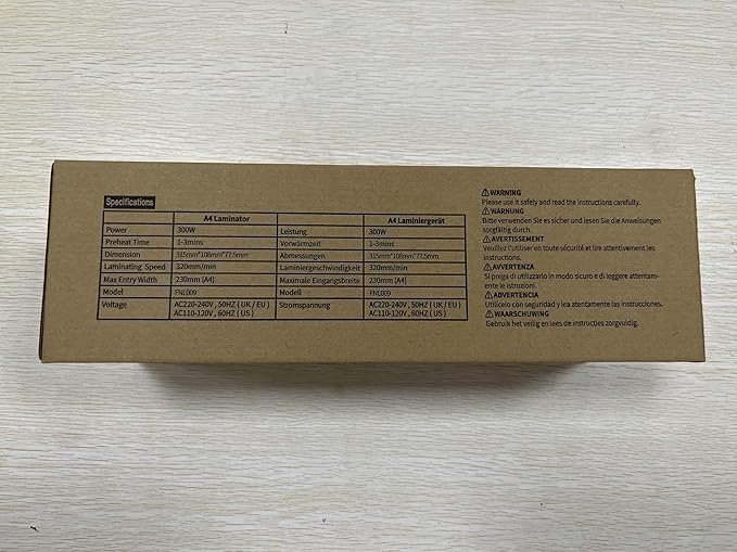 Laminator Machine 9 Inch Laminating Machine - A4 Cold Thermal Laminator Machine with Laminating Sheets, 8.5 x11 Personal Laminators for Teachers 90s Warm up, A4/A5/A6 Laminators for School Home