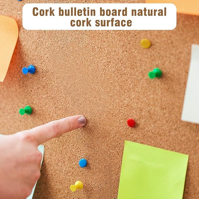 26"x20" Enclosed Bulletin Board, Outdoor Lockable Weather-Resistant Aluminum Cork Noticeboard for School & Office, Silver Frame w/Black Flet