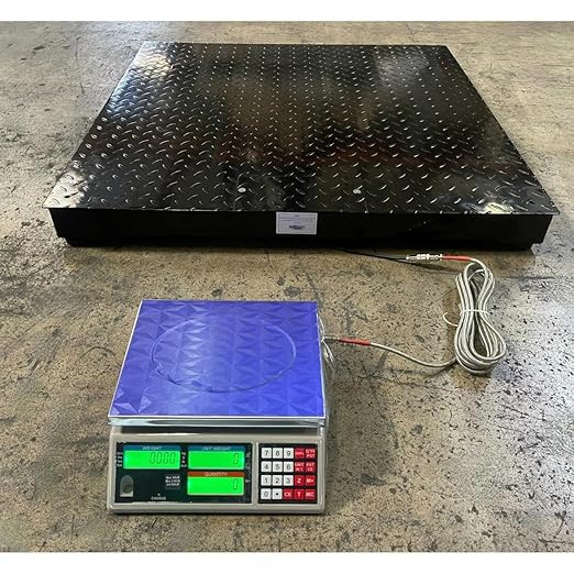 Liberty Scales LS-700-DC Dual Counting Smart Weighing Systems, Size 24" x 24" (4' x 4') - C-Scale 6 lb x .0002 lb/Floor Scale 1000 lb x .2 lb