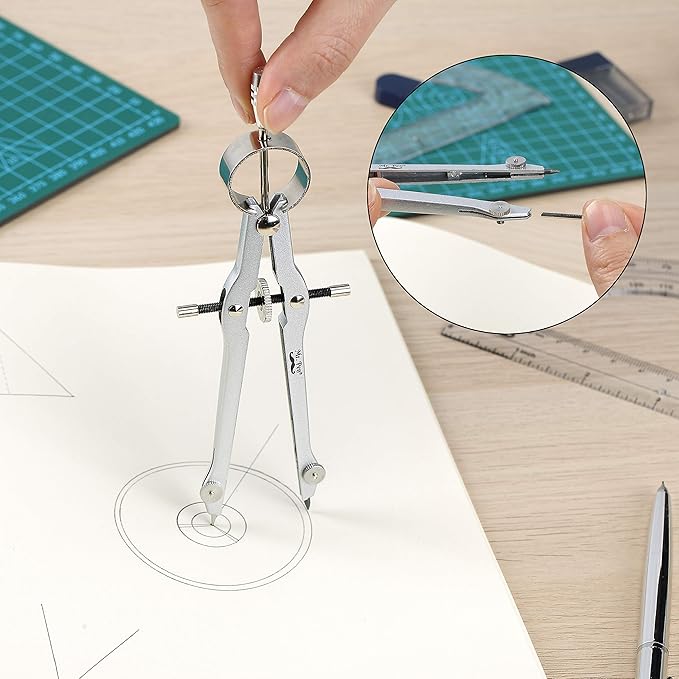 Mr. Pen- Protractor and Compass Set, Compass Protractor Set, Protractor, Compass for Geometry, Math Compass, Compass School, Math Compass and Protractor, Geometry Tools Set, Back to School Supplies