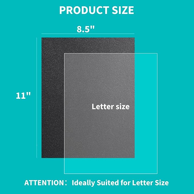 Binditek 200 Pack Binding Covers and Backs Set, 8.5 x 11 Inches, 100 Clear PVC (8Mil), 100 Sand-Textured Polycovers (12Mil), Letter Size