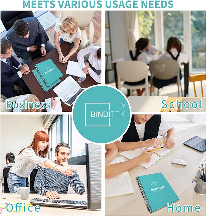 Binditek 200 Pack 7 Mil Clear Covers for Binding, Ultra Clear, 8.5 x 11 Inches, Letter Size, Square Corners, Un-Punched, Office Supplies