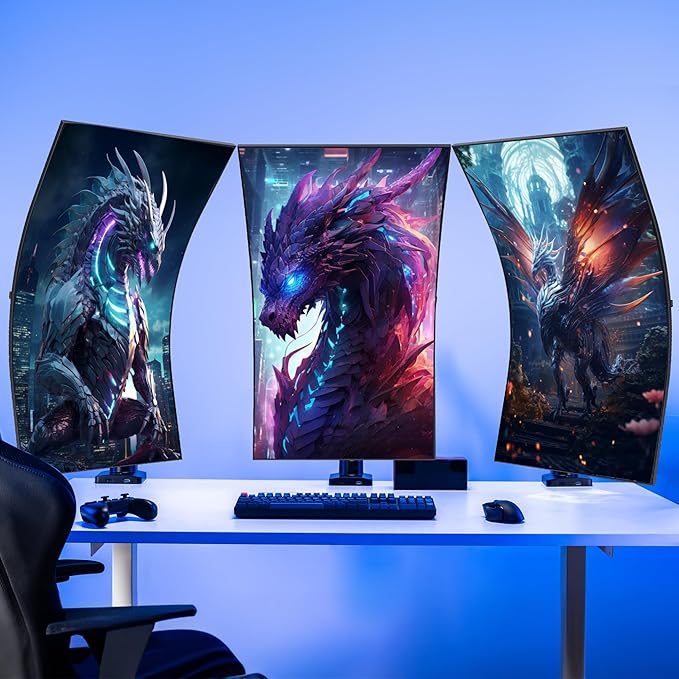 AVLT Single 17"-57" Super Ultrawide Monitor Arm for Screens Up to 59.5 lbs, Premium Aluminum Desk Stand, Adjustable Pneumatic Height, Full Motion Swivel Tilt Rotation, USB-C & USB-A Ports, Black