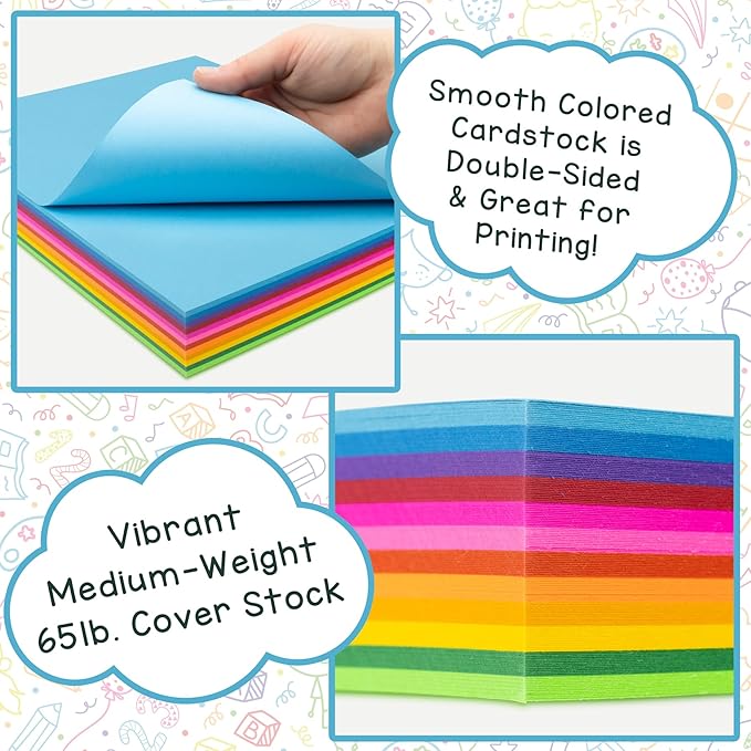 Hygloss Light Green Bright Colored Cardstock - 11x17-Inch, 50 Sheets, 65 lb/ 176 gsm, Fade-Resistant, Acid-Free Color Card Stock Paper