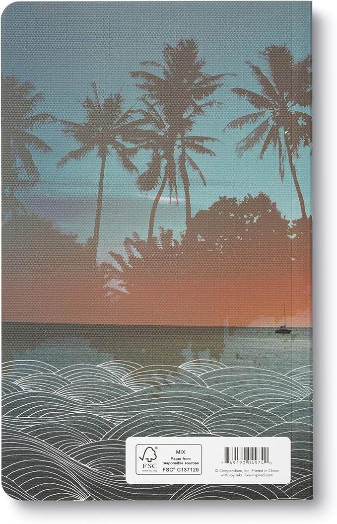 Compendium Softcover Journal - Find what brings you joy and go there. – A Write Now Journal with 128 Lined Pages, 5″W x 8″H