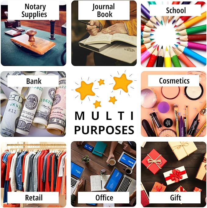 Notary Bag with Lock | 14x11 inch | Burgundy | Zipper Notary Supplies Bag | Locking Notary Bag for Notary Kit, Stamp, Embosser, Ink Pad, and Valuables | Locking Document Bag | Journal Carrying Case