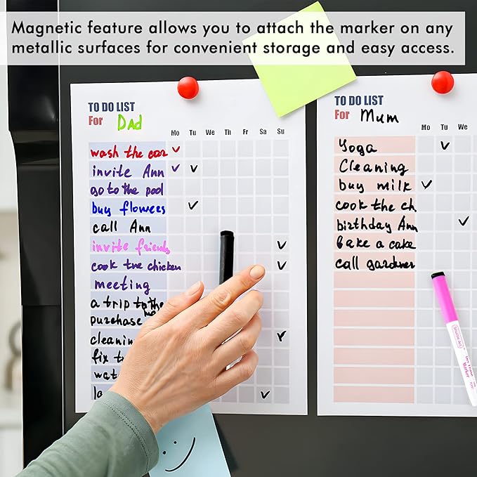 Dry Erase Markers, Shuttle Art 60 Bulk Pack 15 Colors Magnetic Whiteboard Markers with Erase, Fine Point Dry Erase Markers Perfect for Writing on Whiteboards, Glass, Mirror for School Office Home