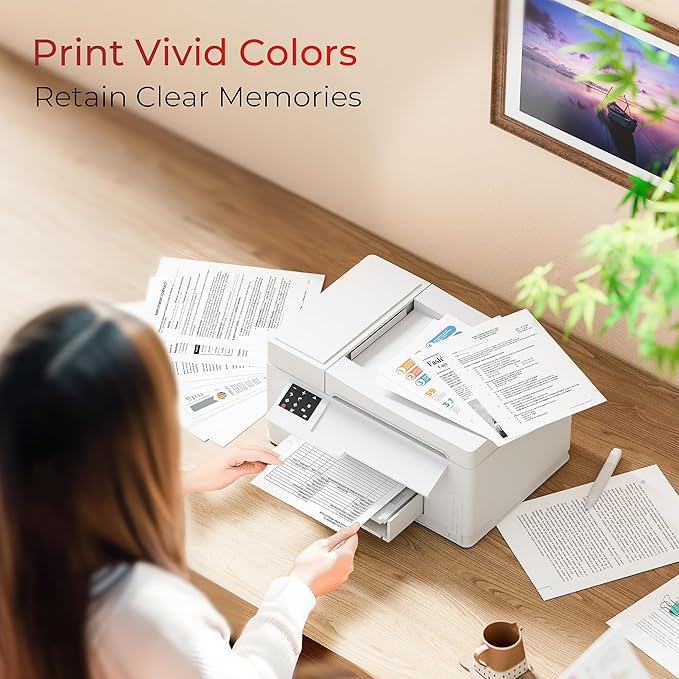 63XL Ink Cartridges Black and Color Replacement for HP 63XL Ink Cartridge Combo Pack Work with OfficeJet 3830 4650 5255 Envy 4520 4512 Deskjet 1112 3630 3634 3639 Printer (2 Black, 1 Tri-Color)