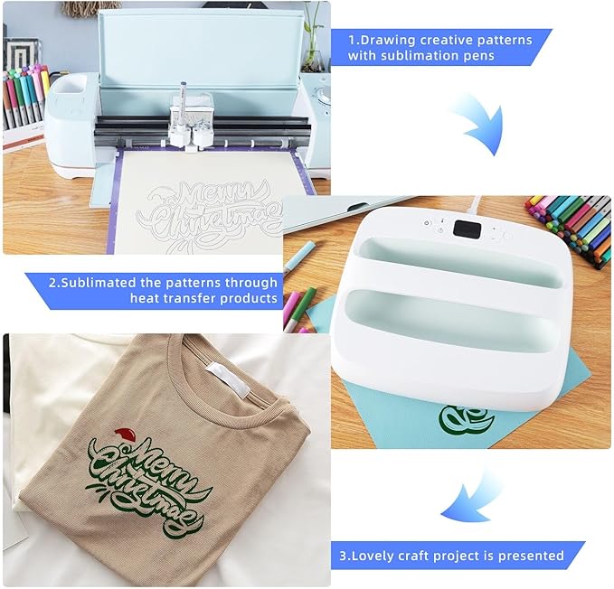 DOOHALO Sublimation Markers Infusible Pens Compatible with Cricut Maker 3/Maker/Explore 3/Air 2/Air 1.0 Tips Sublimation Ink Pens for Mug Press Easy Pressing