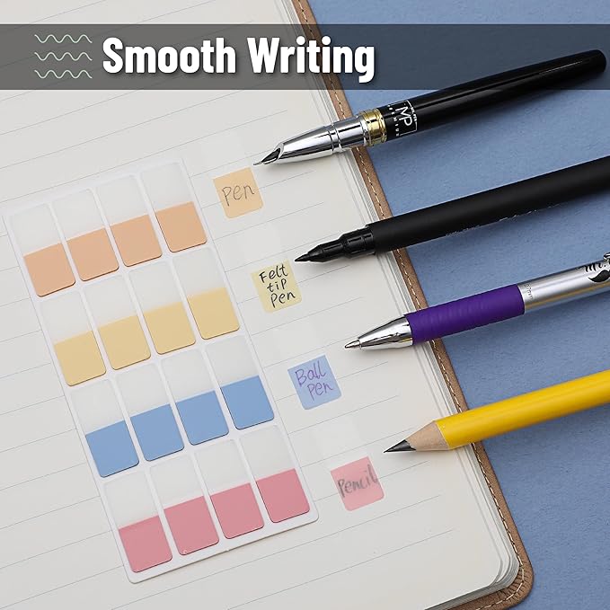 Mr. Pen- Sticky Index Tabs, 480 Pcs, Pastel Sticky Tabs for Notebooks, Page Markers