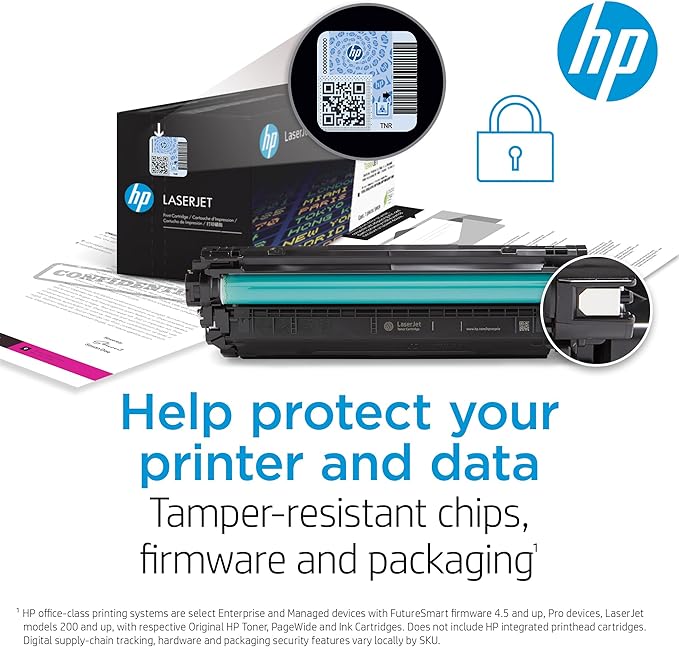HP 210X Black High-Yield Toner Cartridge | Works Color Laserjet Pro 4201, Color Laserjet Pro MFP 4301 Series | W2100X