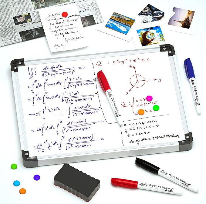 Lelix Dry Erase Markers, 42 Pack 14 Black+14 Blue+14Red Dry Erase Markers Chisel Tip,Dry Erase Markers Bulk,Whiteboard Markers for School, Office Supplies,Perfect for White Board, Mirror,Calender