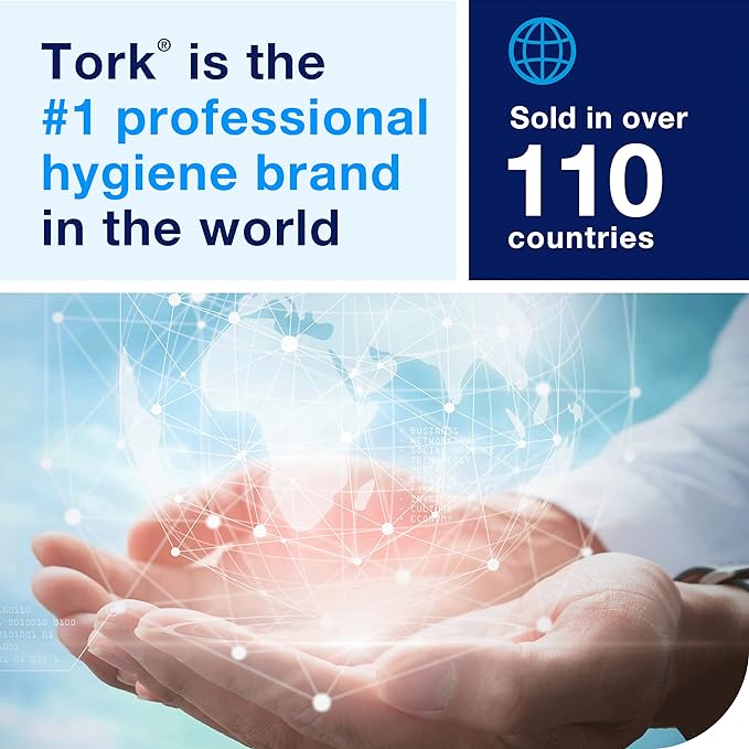 Tork Paper Hand Towel Roll White H80, Universal, 100% Recycled Fiber, 6 Rolls x 800 ft, 8031900
