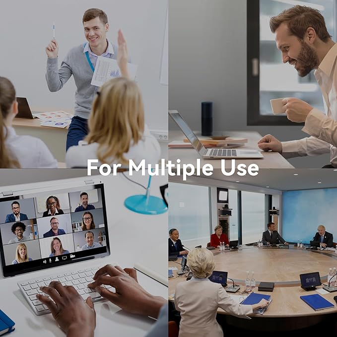 Tenveo PTZ Conference Room Camera 10X Optical Zoom USB3.0/HDMI/RS232 Wide Angle FHD 1080P 60FPS for Video Conferencing Business Meeting Live Streaming Church Services Worship Zoom Teams OBS