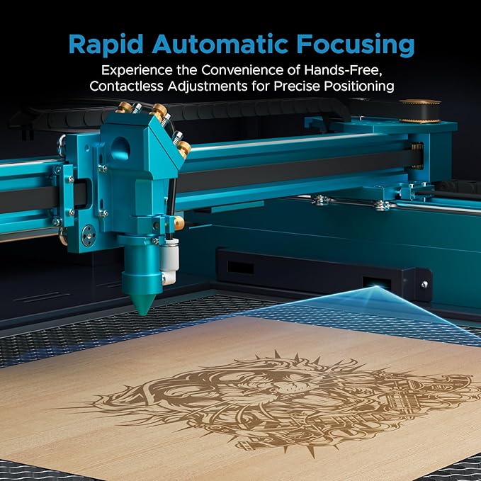 OMTech Pronto 90W CO2 Laser Engraver & Cutter – 35"x24" Workspace, 1000mm/s Speed, Autofocus, Air Assist, 2-Way Pass, for Wood, Acrylic & More