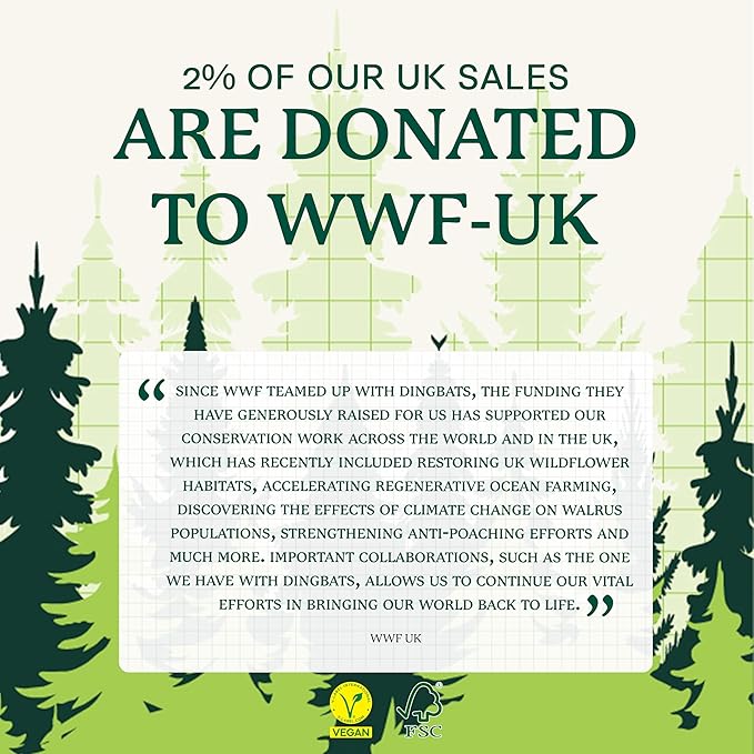 Dingbats* Wildlife Plain Writing Journal Notebook A5 - Vegan Leather Hardcover - Ideal for Work, Travel - Pocket, Elastic Closure, & Bookmark