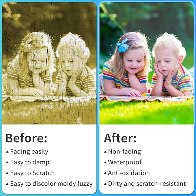 (3 Mil) 200 Pack Laminating Sheets, Thermal Laminating Pouches Holds 8.5 x 11 Inch, 3 Mil Clear Laminator Paper 9 x 11.5 Inch, Letter Size, for Education,Documents, Certificate