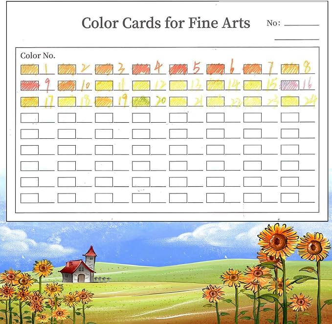 Orange Yellow Gel Pens for Coloring Book,72 Color Gel Pens Set including 24 Color Gel Pen with 48 Refills,40% More Ink Colored Gel Pens for Drawing, Doodling, Scrapbook, Journaling