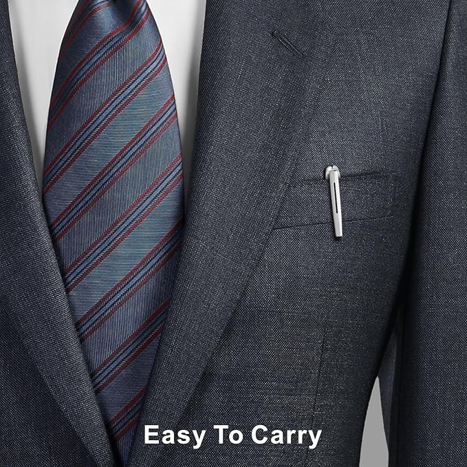 Cambond Ballpoint Pens White Pen - Fancy Pens Black Ink Pens for Journaling Men Gift Business Police Flight Attendant 1.0 mm Medium Point, 3 Pens with 3 Extra Refills (White)