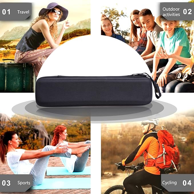 LTGEM Hard Case for Brother DS-640 / DS-740D / DS-940DW / DS-720D Compact Mobile Document Scanner & Itari Portable Printer - Protective Carrying Storage Bag