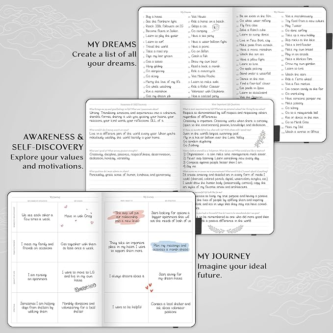 Legend Planner PRO – Deluxe Weekly & Monthly Life Planner to Increase Productivity and Hit Your Goals. Time Management Organizer Notebook – Undated – 7 x 10" Hardcover + Stickers – Black