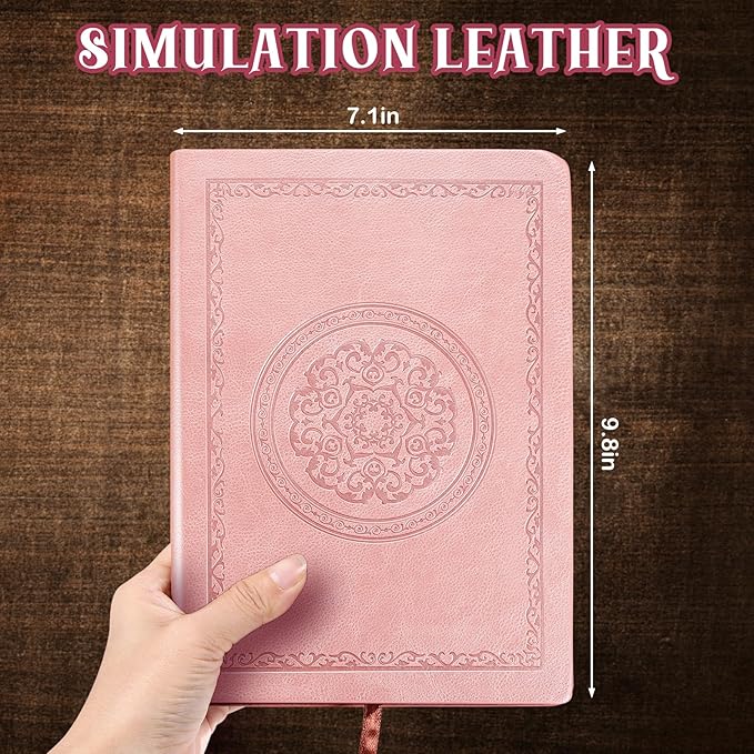 2025 Leather Vintage Journal Notebook,300 Pages,Leather Softcover Lined Journal Notebooks for Women Men,Notebook Journals for Writing Travel,Business,Office,7.1'' X 9.8''