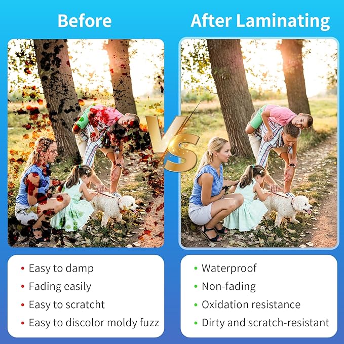 Clear Thermal Laminating Pouches – 9 x 11.5 Inch, 5 mil Thick (500 Pack) – Professional-Grade Lamination Sheets for Documents, Photos & Crafts – Fits 8.5 x 11 Letter Size Paper - [5mil 500 Packs]