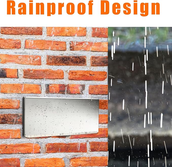 Through-The-Wall Drop Box with Rainproof Cover | Heavy Duty Through Wall Mailbox with 10-Inch Adjustable Chute | Rainproof Locking Drop Safe for Mail, Rent, Checks, Cash, and Keys, White