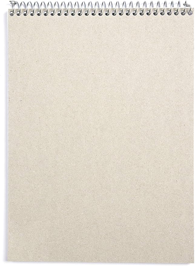 Mintra Office TOP BOUND Durable Spiral Notebooks (Lavender, Salmon, Sage Green, College Ruled 3pk)