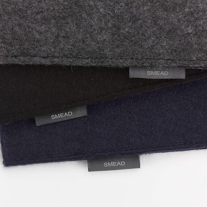 Smead Soft Touch Cloth Expanding File, 2" Expansion, Magnetic Closure, Tabloid Size, Dark Blue (70925)