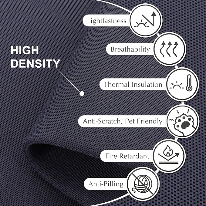 DECOLAB Desk Divider, Portable Desk Privacy Panel Shield for Office, Student, Classroom, Freestanding, Scratch Resistance, 48"x18", Cobalt