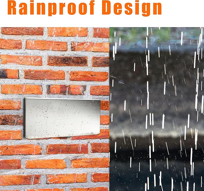 Through-The-Wall Drop Box with Rainproof Cover | Heavy Duty Through Wall Mailbox with 10-Inch Adjustable Chute | Rainproof Locking Drop Safe for Mail, Rent, Checks, Cash, and Keys, Black