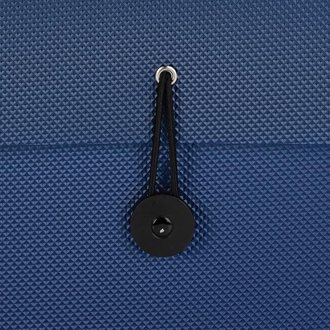 Smead Step Index Poly Organizer, 12 Pockets, Flap and Cord Closure, Letter Size, Navy Blue, 2 per Pack (70907)