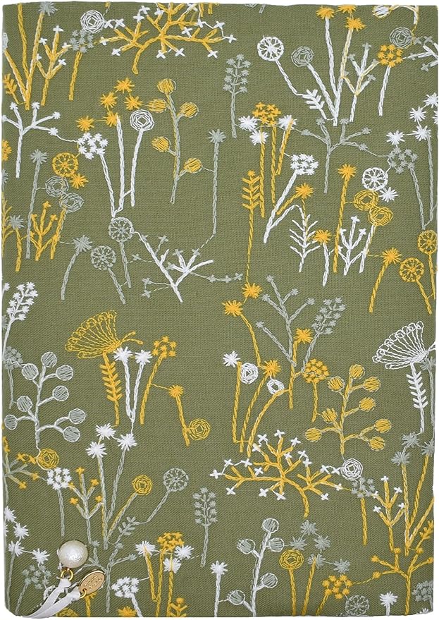 BLBMH Book Covers for Paperbacks Fit for 5.5x8.5 inch Book Bible Adjustable Book Sleeve Cover for Women Over 15 Soft Cloth Protector for Bible Novels - Spring