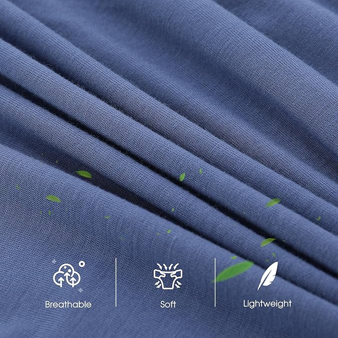 BAMBOO COOL Men's Ultra Breathable Underwear,No Riding Up Boxer Briefs with ComfortFlexible Waistband,Multipack
